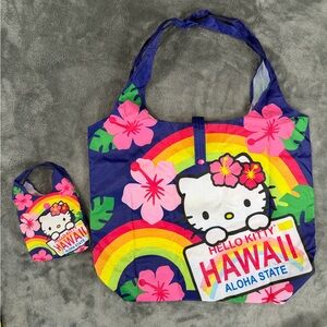 Hello Kitty Hawaii Reusable Tote Bag NWOT